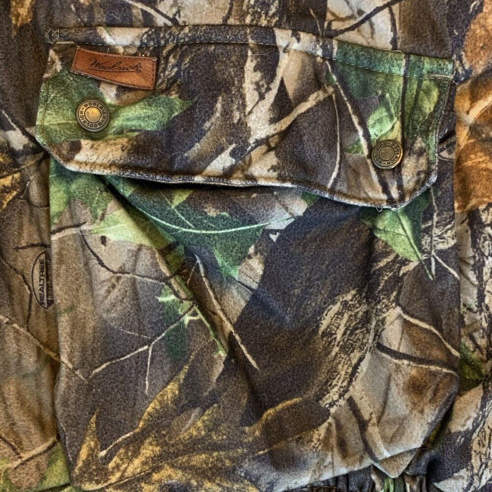 Vintage Woolrich Camo Breakup Jacket Mens Large H… - image 6